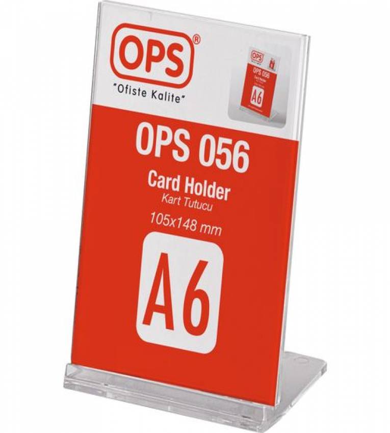 A6 Porte brochures transparent double face , Porte affiche vertical format 10.5 x 14.8 cm